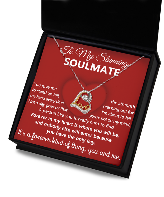 Soulmate-In My Heart-Love Dancing Necklace