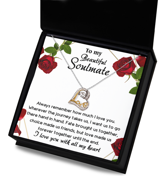 Soulmate-Until The End-Love Dancing Necklace