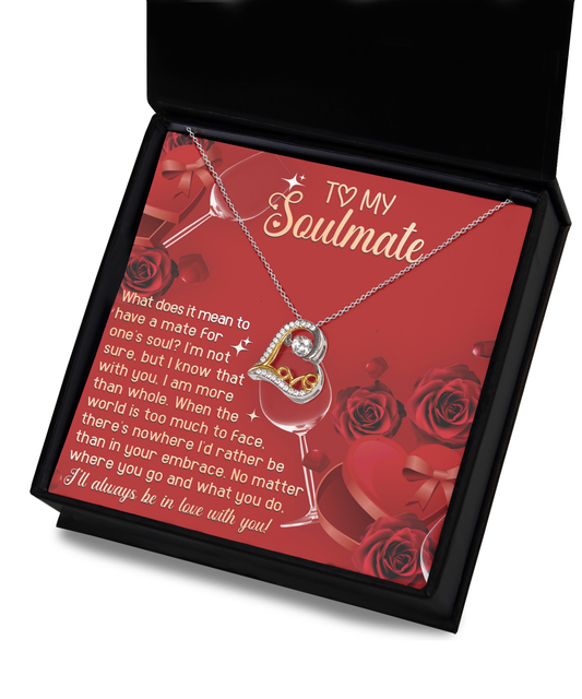 Soulmate-In Your Embrace-Love Dancing Necklace
