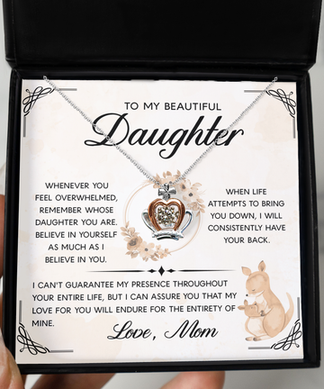 Daughter - Believe In Yourself - Crown Necklace