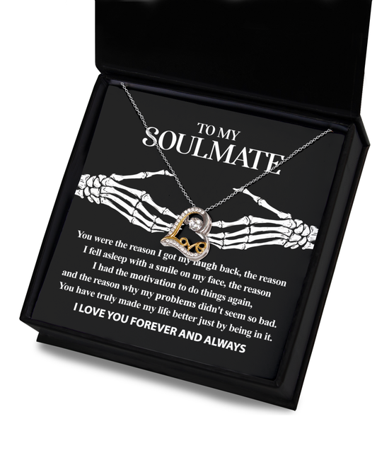 Soulmate-Got My Laugh-Love Dancing Necklace