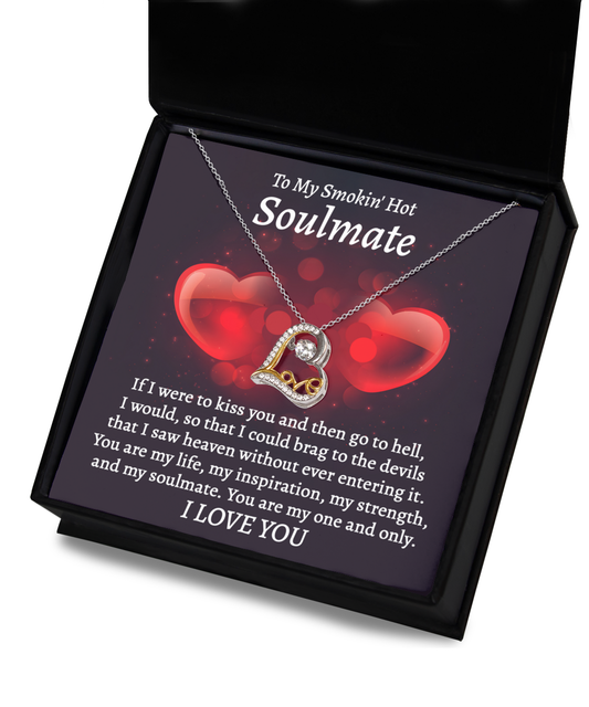 Soulmate-Go To Hell-Love Dancing Necklace