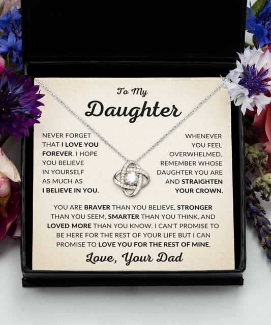 Daughter-Braver GB-Love Knot Necklace