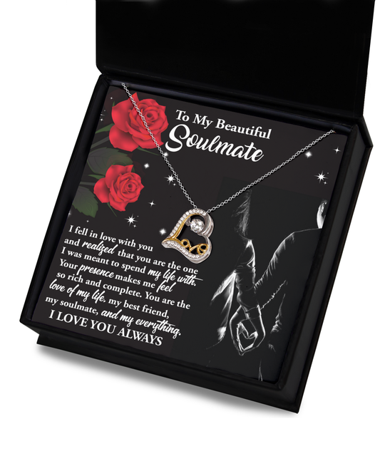 Soulmate-Spend My Life-Love Dancing Necklace