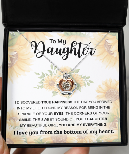 Daughter - True Happiness - Crown Necklace